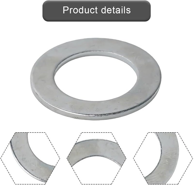Circular Saw Blade Reduction Ring Adapter Set 25 4mm to 16mm Metal Bushing - Image 3