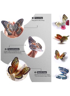 Hanghaijia 12 PCS Colorful Mixed Butterfly Stereo Wall Stickers , Removable DIY Home Nursery Scene Ambience Decoration  - Image 5