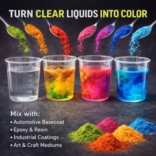 LiME LiNE Base Coat Maker Pigment Powder Automotive Grade Basecoat Metallic Purple Pearl - Image 3