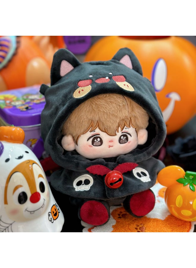 Pumpkin Tuo Ghost Bubble Black Meow Fufu 20cm Cotton Doll Coat-Color:Ghost Bubble - Image 3
