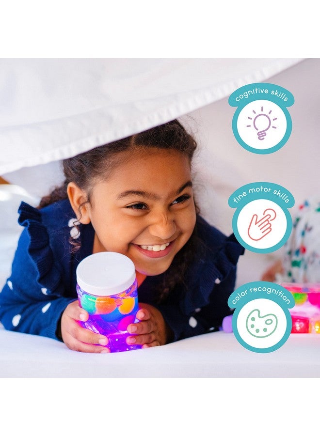 Glo Pals Original Blair Blue Water-Activated Bath Toy With 2 Reusable Light-Up Cubes For Sensory Play - Image 5