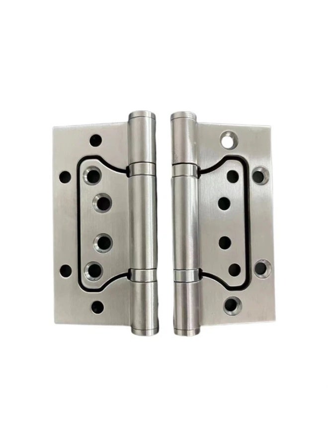 مفصلات من الفولاذ المقاوم للصدأ – مجموعة من 2 | مفصلات الأبواب والخزانات شديدة التحمل ومقاومة للتآكل - Image 1