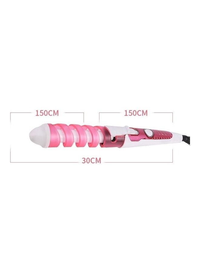 NIBEMINENT 2-Piece Styling Tool Hair Spiral Curling Iron Blue - Image 3