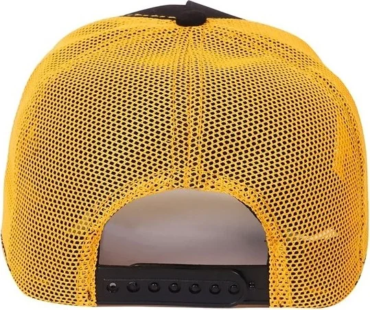 Black Börk Blackbörk V1 Trucker You Can't Stop Me - 2 Code Logo Unisex Black-Yellow Hat (Cap)