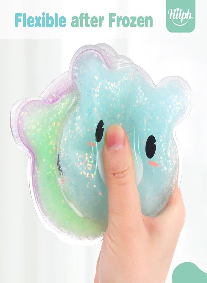 هيلف كمادات ثلج للأطفال من هيلف لعلاج الإصابات الطفيفة، كمادات ثلج قابلة لإعادة الاستخدام للأطفال الصغار، كمادات ثلج ساخنة وباردة للأطفال، لتخفيف الألم والكدمات (3 دببة) - Image 5