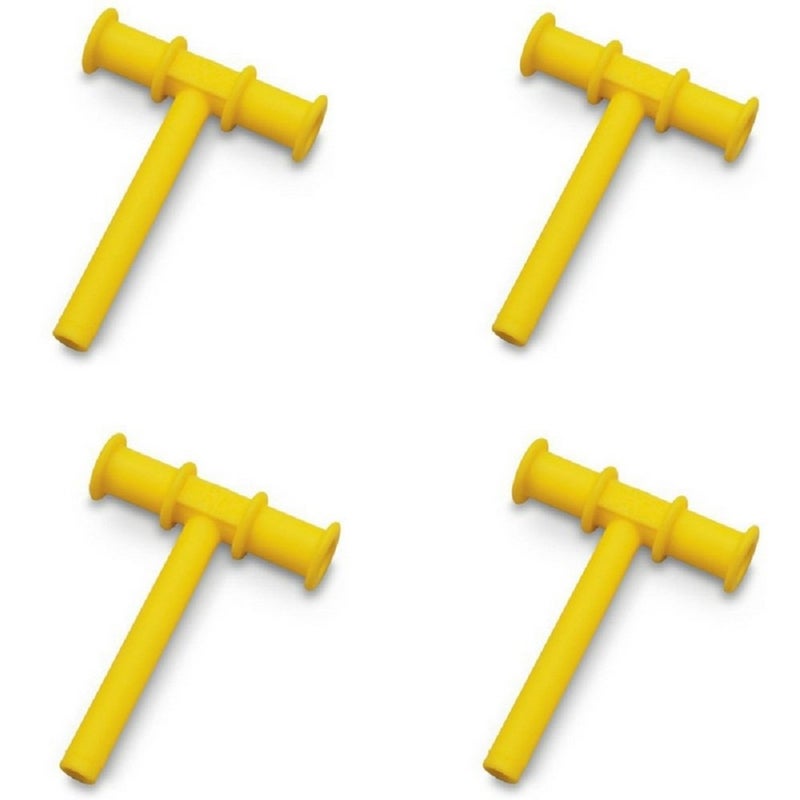 Chewy Tubes Chewy Tube Combo Pack of 4, Yellow - Image 5