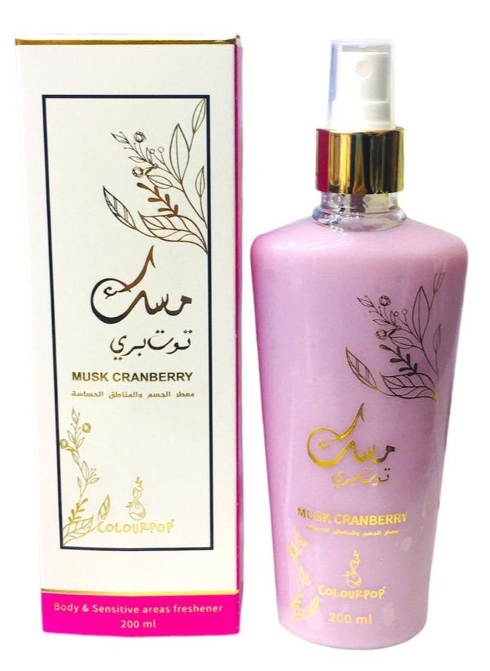 COLOURPOP Musk Cranberry Perfume For The Body And Sensitive Areas 200 ML 