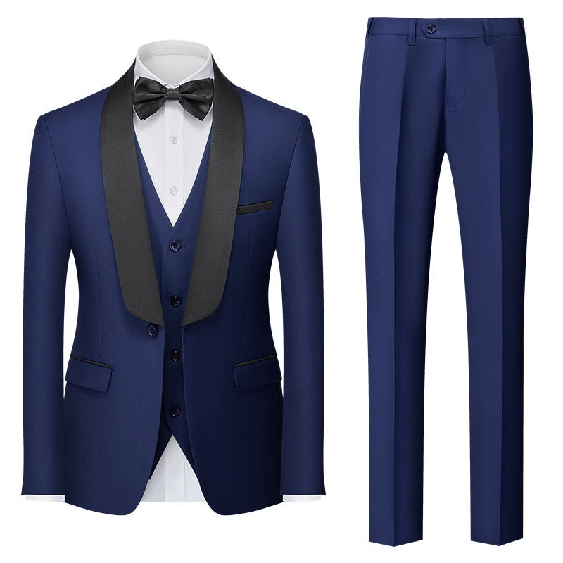 New Men'S Suit Three-Piece Men'S Double Slit Dress Suit - Image 5