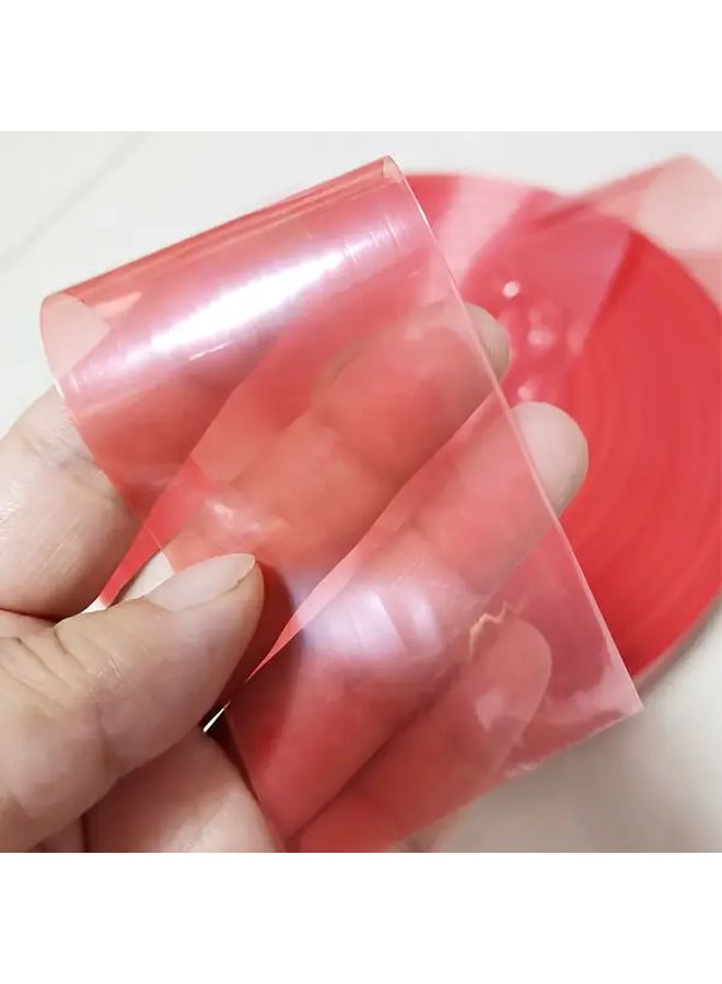 High Temperature Resistant Transparent Red Sausage Casing 393 7 Inch 5 Layer Design - Image 5