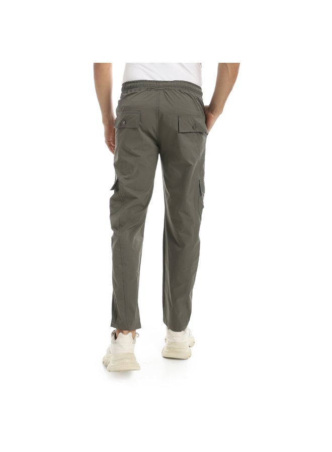 Andora A Stylish Crago Pants For Everyday Use _ Olive - Image 3