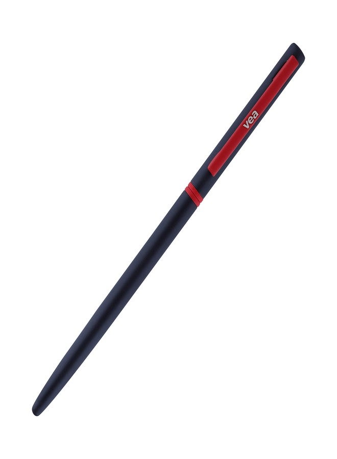 VEA Slimo 250 Black matt Red Ballpoint Pen, medium (VEAPEN11) - Image 1