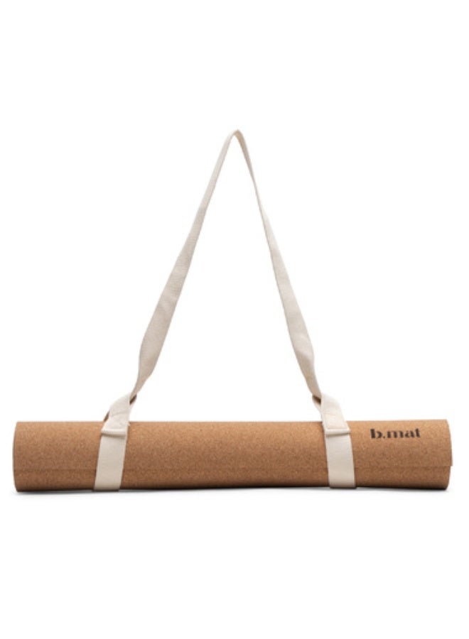 HALFMOON Cotton Mat Strap – Natural | Simple Organic Cotton Strap for Carry, Travel & Posture - Image 2
