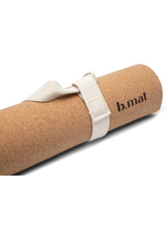 HALFMOON Cotton Mat Strap – Natural | Simple Organic Cotton Strap for Carry, Travel & Posture - Image 1