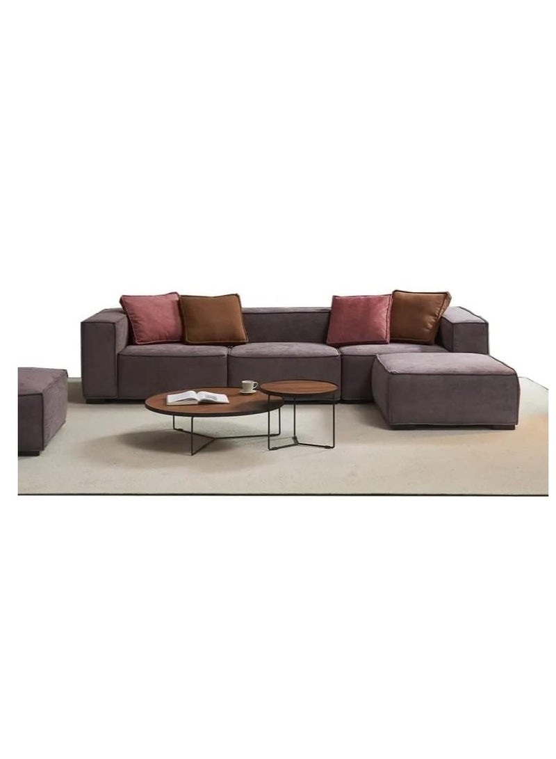 Comfynest Modern Sectional Sofa Set High Quality Fabric - Image 2
