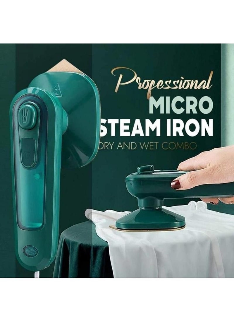 Generic - Professional Micro Steam Iron Micro Steam Iron, Portable Mini Ironing Machine for Clothes, Travel Steam Iron, Travel Size Irons Micro Machines Fabric with Spray, Support Dry and Wet Ironing - Image 1