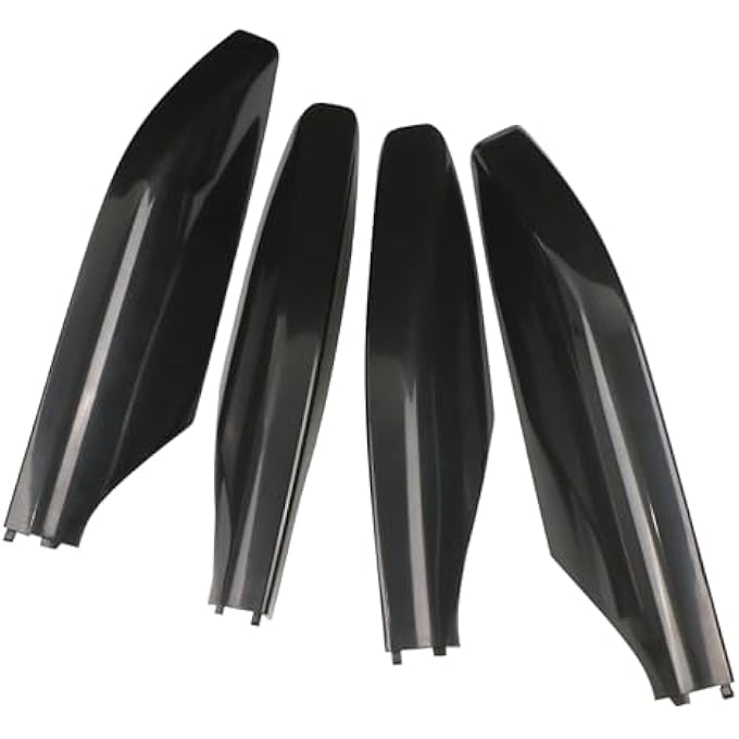 rayihni غطاء نهاية ساق حامل السقف الأسود المطلي 4 قطع متوافق مع لكزس GX470 تويوتا لاند كروزر برادو FJ120 2003-2009 يستبدل 63491-60060 63492-60040 63493-60060 63494-60050 - Image 1