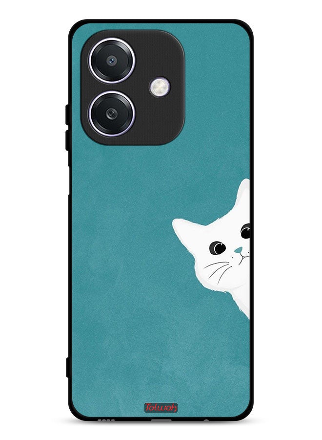 Tolwak Oppo A3 5G Protective Case Cover Cat Appearing  - Image 1