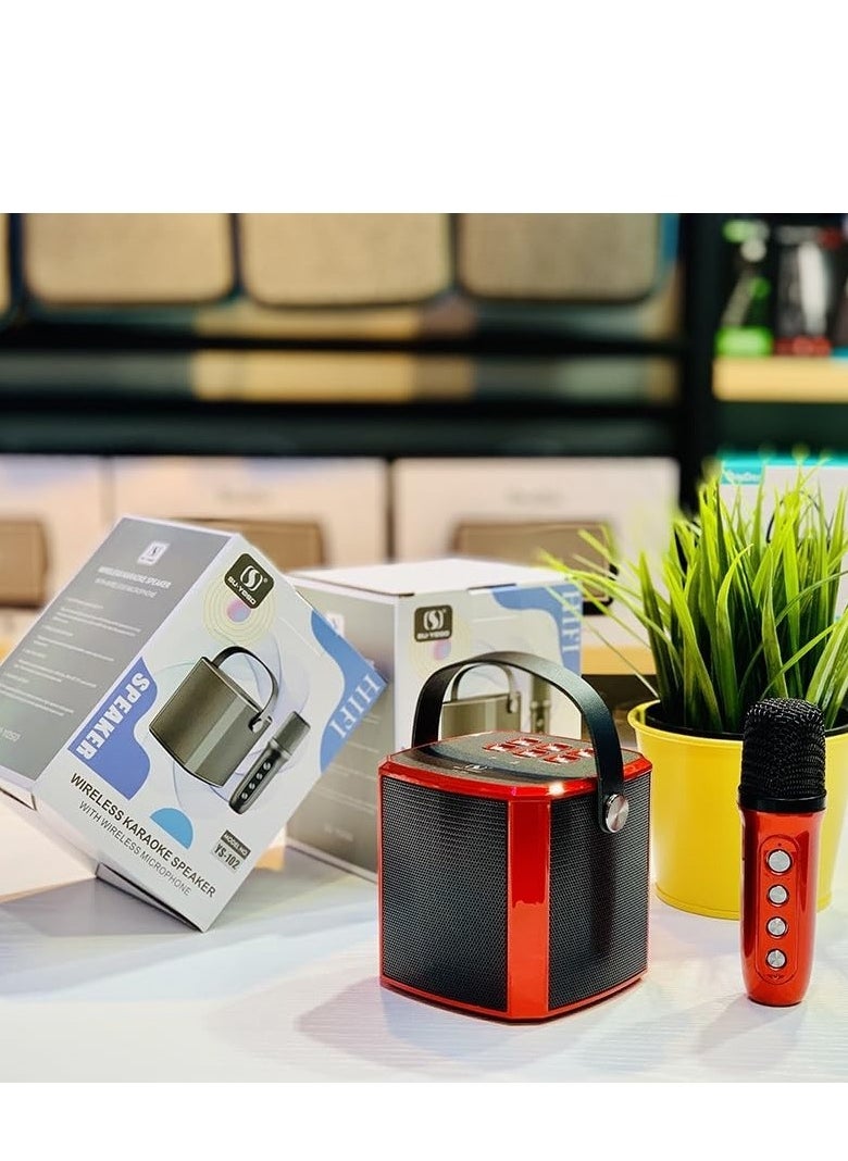 JAJEEK - Bluetooth Karaoke Speaker for Kids & Family | Professional Microphone with Built-In PA System | Portable Outdoor Singing Speaker for Karaoke Parties, Home Entertainment, and Outdoor Events | Ideal for Kids' Singing Fun and Family Gatherings - Image 1