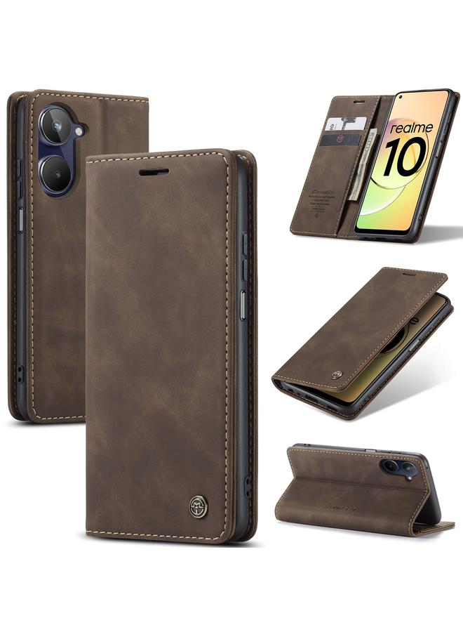 The Bros Case For Realme 10 4G 013 Multifunctional Horizontal Flip Leather Phone Case