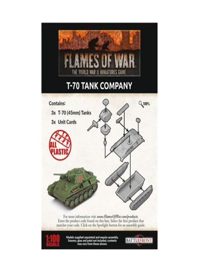 Flames of War Late War: Soviet T-70 Tank Company (SBX68) - Image 3