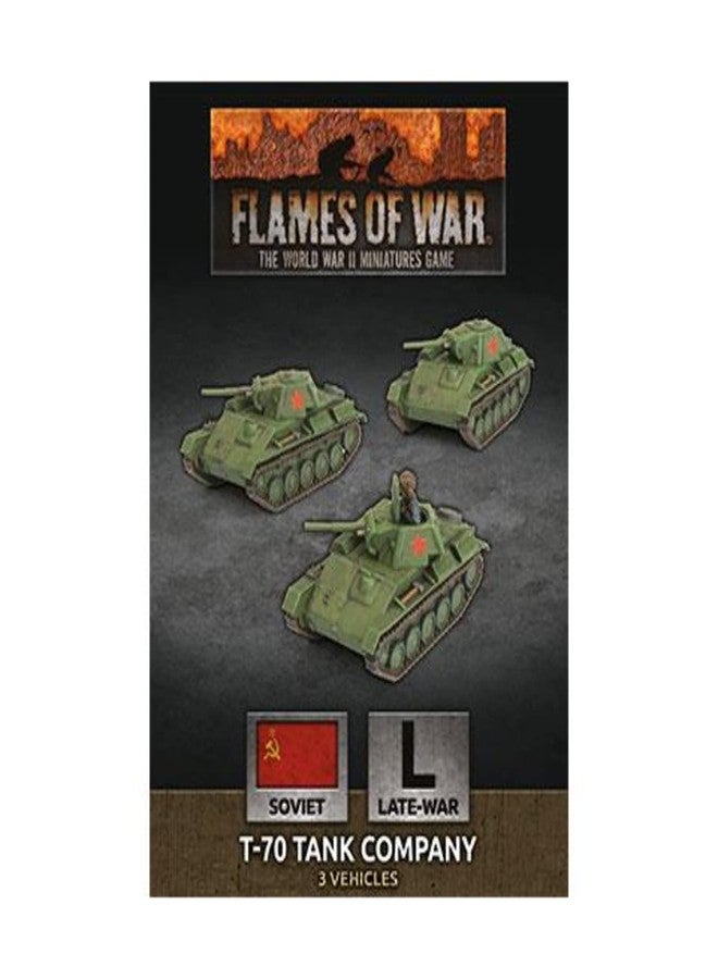 Flames of War Late War: Soviet T-70 Tank Company (SBX68) - Image 2