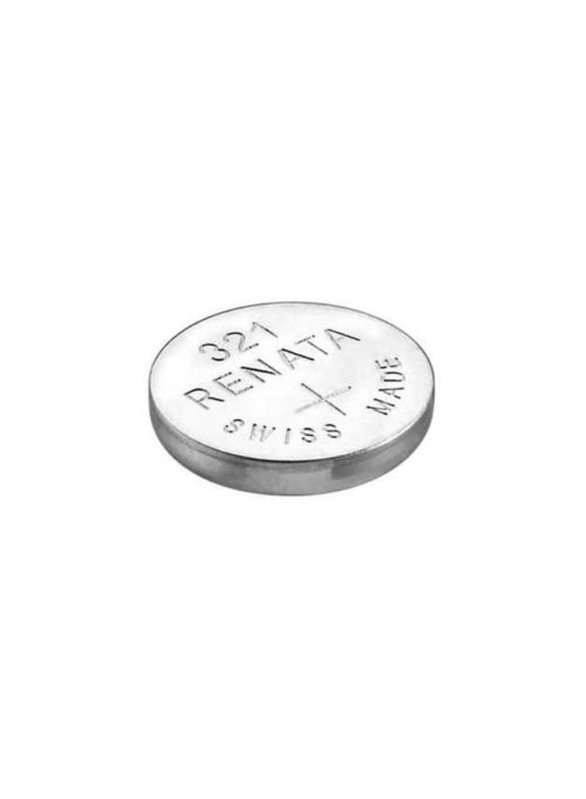 Renata wristwatch battery - Swiss made, 1.55V button cell, Renata Long Life Battery, Strap (5 pcs) 321-2, SR616SW - Image 2