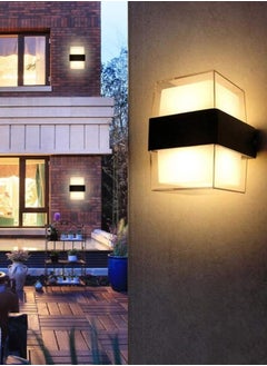 YATAI LIGHTING YT YATAI LIGHTING Modern LED Wall Light for Bedroom,Living Room,and Hallway Bathroom,Black Wall Light with Remote Control, Dimmable Light, Adjustable 3 Color Temperature  - Image 2