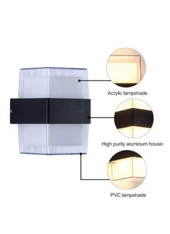 YATAI LIGHTING YT YATAI LIGHTING Modern LED Wall Light for Bedroom,Living Room,and Hallway Bathroom,Black Wall Light with Remote Control, Dimmable Light, Adjustable 3 Color Temperature  - Image 5