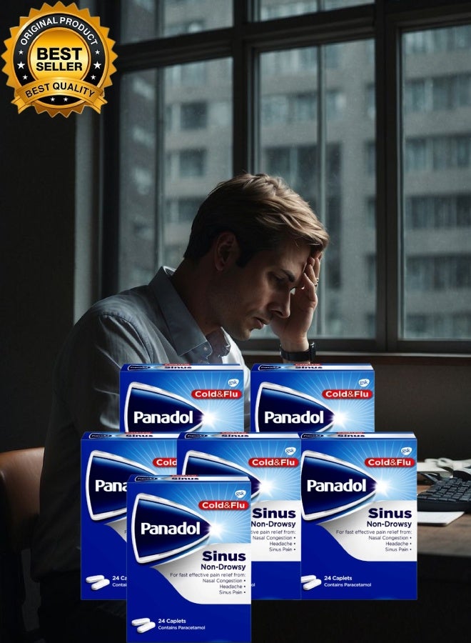 Panadol 6 Pieces Panadol Cold & Flu Sinus 24 Caplets - Image 1