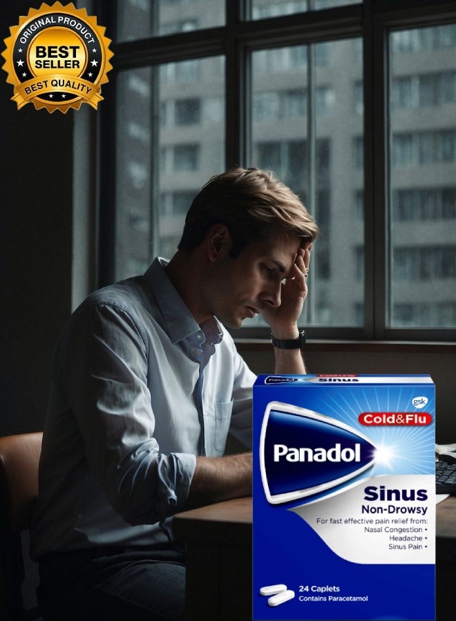 Panadol 6 Pieces Panadol Cold & Flu Sinus 24 Caplets - Image 2