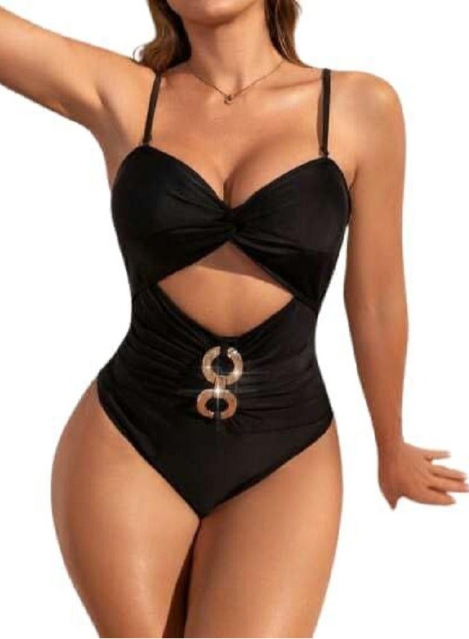 Shein Swim Women's Fashionable Slim Fit One-Piece Swimsuit  - Image 3