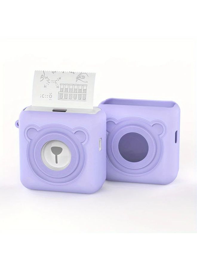 Green A6 Peripage Portable Bluetooth Thermal Photo Inkless Printer With Silicone Case - Image 4