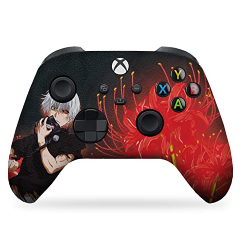DreamController Tokyyo Ghoul Custom X-box Controller Wireless compatible with X-box One/Series X/S Proudly Customized in USA with Permanent HYDRO-DIP Printing (NOT JUST A SKIN) - Image 1