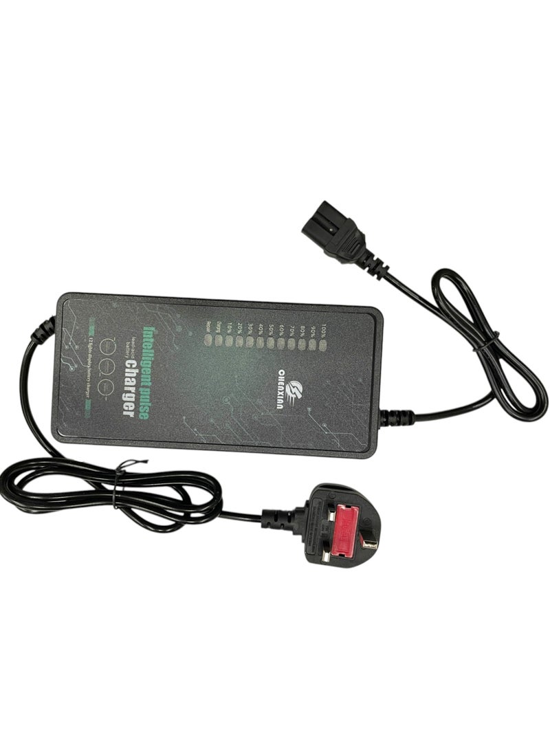 Chenxian 48V 12A Smart Charger for E-Bikes, Harley Bikes, Electric Wheelchairs & 48V Lead Acid Batteries – Fast Charging & Durable - Image 2