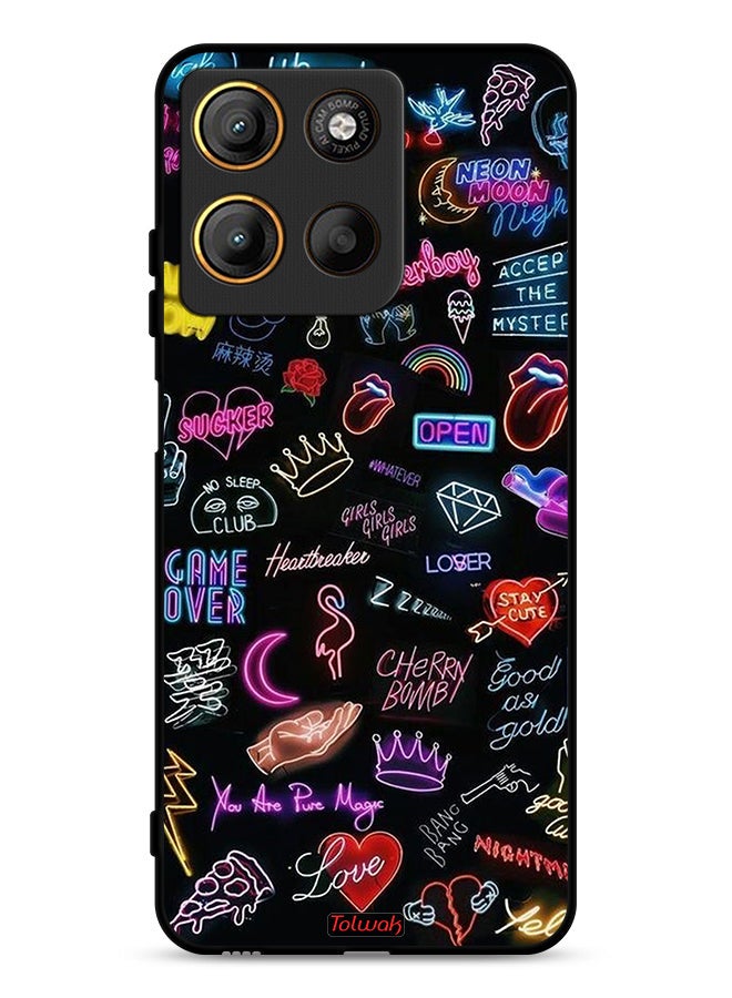 Tolwak Motorola Moto G15 Protective Case Cover Accept The Mystery