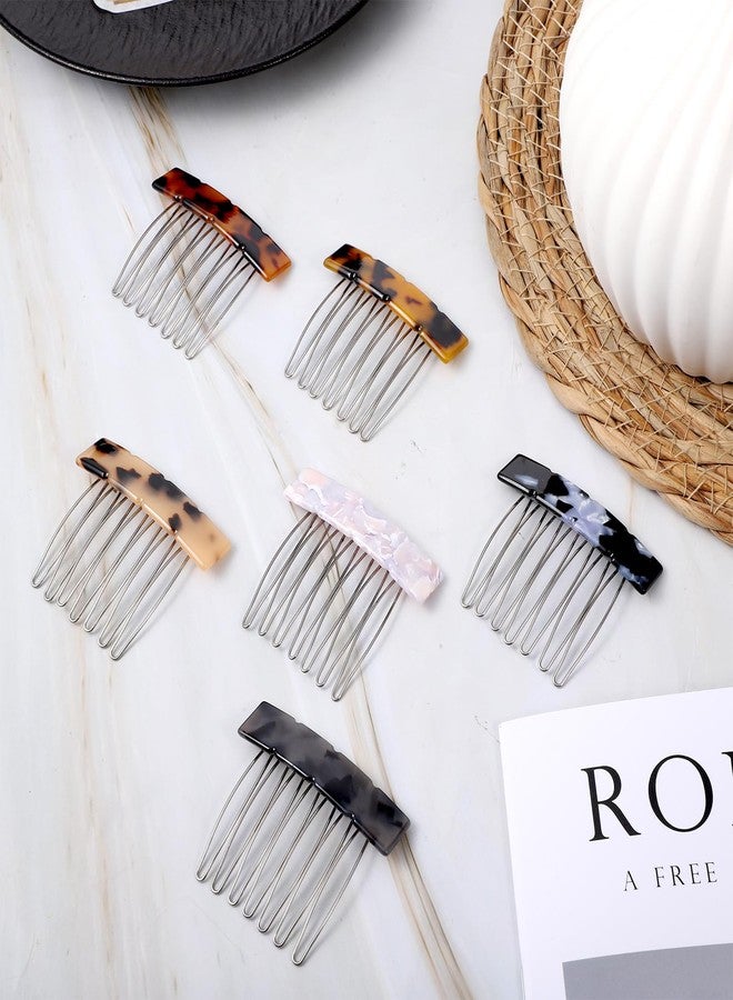 Eldraqth French Hair Clips, 6 Pcs Small Decorative French Twist Comb - Image 5
