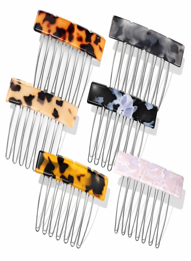 Eldraqth French Hair Clips, 6 Pcs Small Decorative French Twist Comb - Image 1