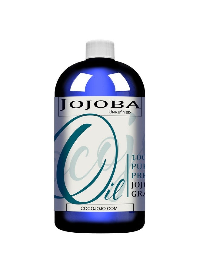 cocojojo Jojoba Oil Cold Pressed Unrefined 100% Pure Natural Jojoba Oil Carrier For Essential Oils Cleansing Moisturizer For Face Hair Moisturizer Ears Eyelash Massage Makeup Remover Soap Making. 32 Oz - Image 3