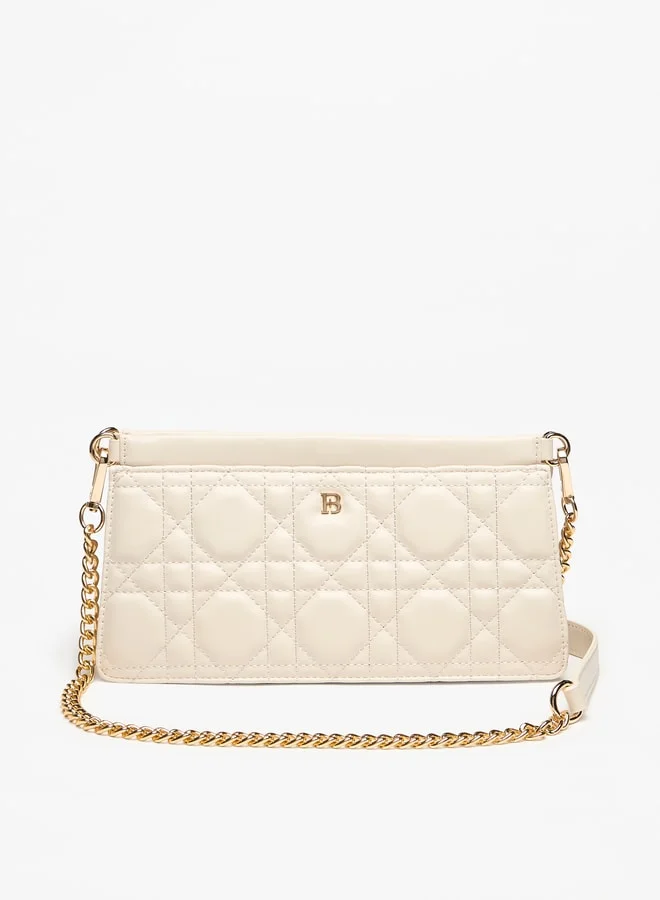 فلورا بيلا من شو إكسبرس Women Quilted Crossbody Bag with Magnetic Closure and Chain Strap
