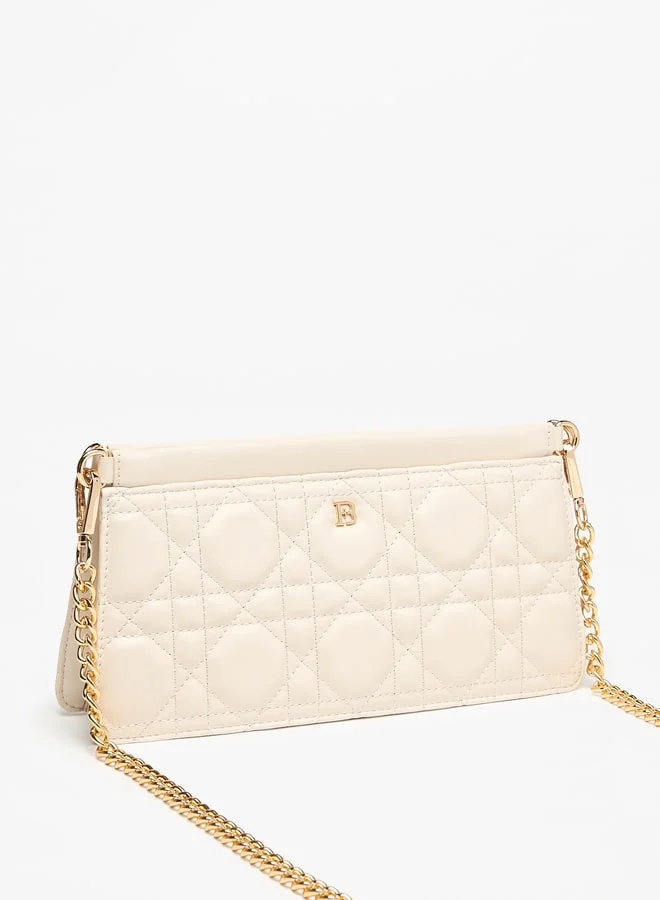 فلورا بيلا من شو إكسبرس Women Quilted Crossbody Bag with Magnetic Closure and Chain Strap