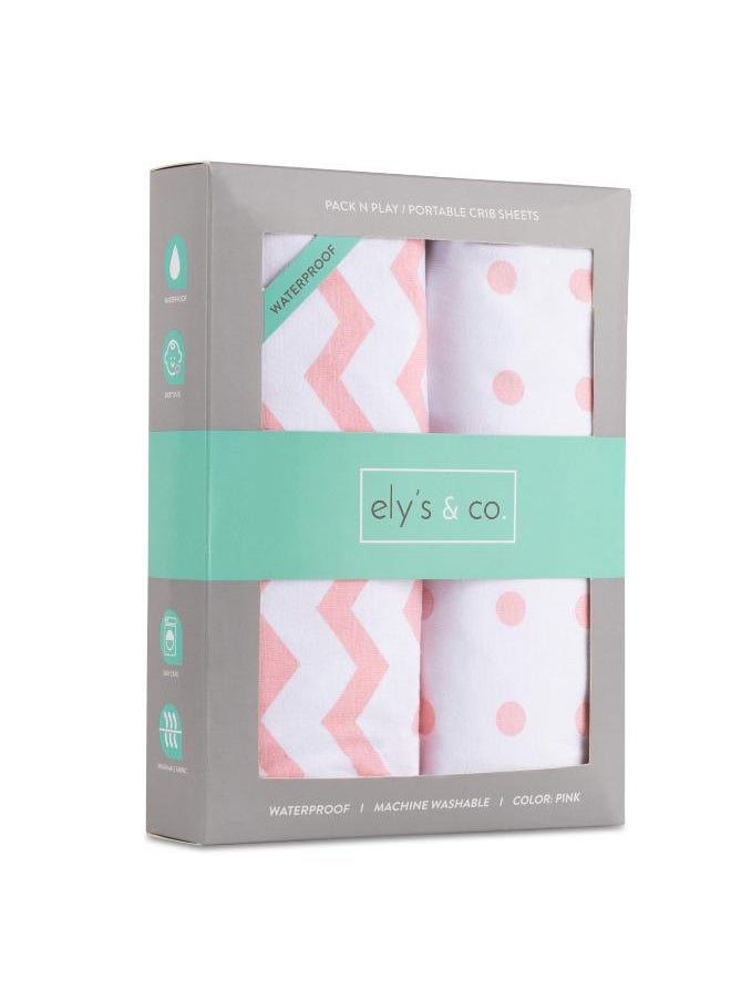 Moro Moro Waterproof Fitted Crib Sheets – Pack of 2  - Image 1