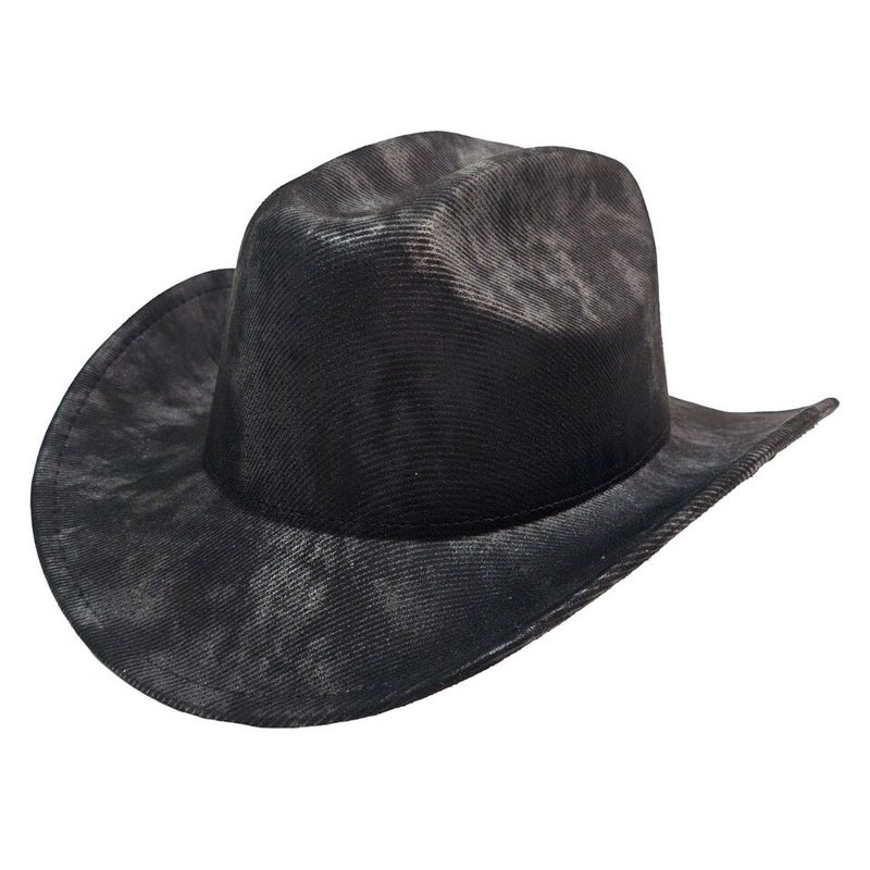 Vintage Washed Cowboy Hat Wide Brim Outdoor Hat Denim