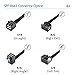 10Gtek SFF8643 to SFF8643 12G Internal Mini SAS HD Cable with Sideband for NVMe BackplaneRAID Card HotSwap SATA Compatibility 100Ohm Straight to Right Angle 1m33ft - Image 2