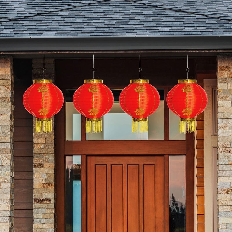 The Decor Affair Harmony in Light HandPainted Traditional Chinese Hanging Lantern Symbol of Prosperity and Good Fortune 