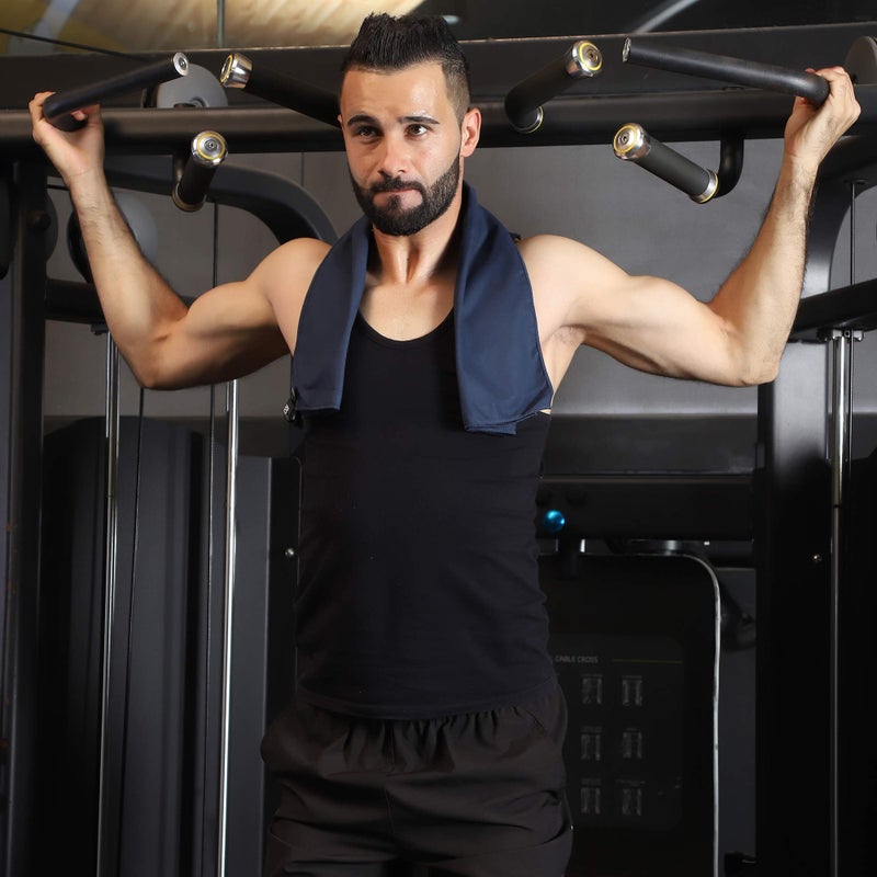 Rainleaf Microfiber Towel Navy Blue 24 X 48 Inches - Image 5