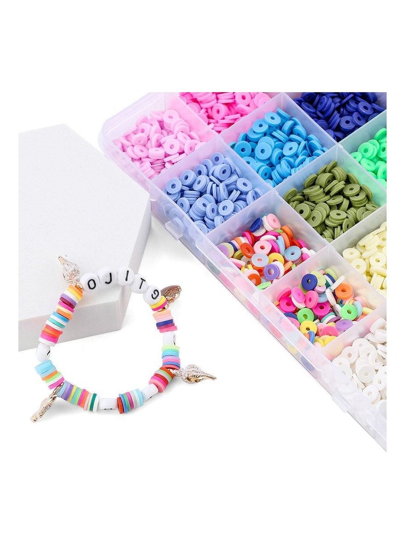 Gonice Gonice Glass Beads for Jewelry Making, Lucky Goddness Round Faceted Shape Colourful Crystal Spacer Beads Assortments Supplies for Making Handcrafts, DIY Bracelets Necklaces Colourful Bead Accessories - Image 2