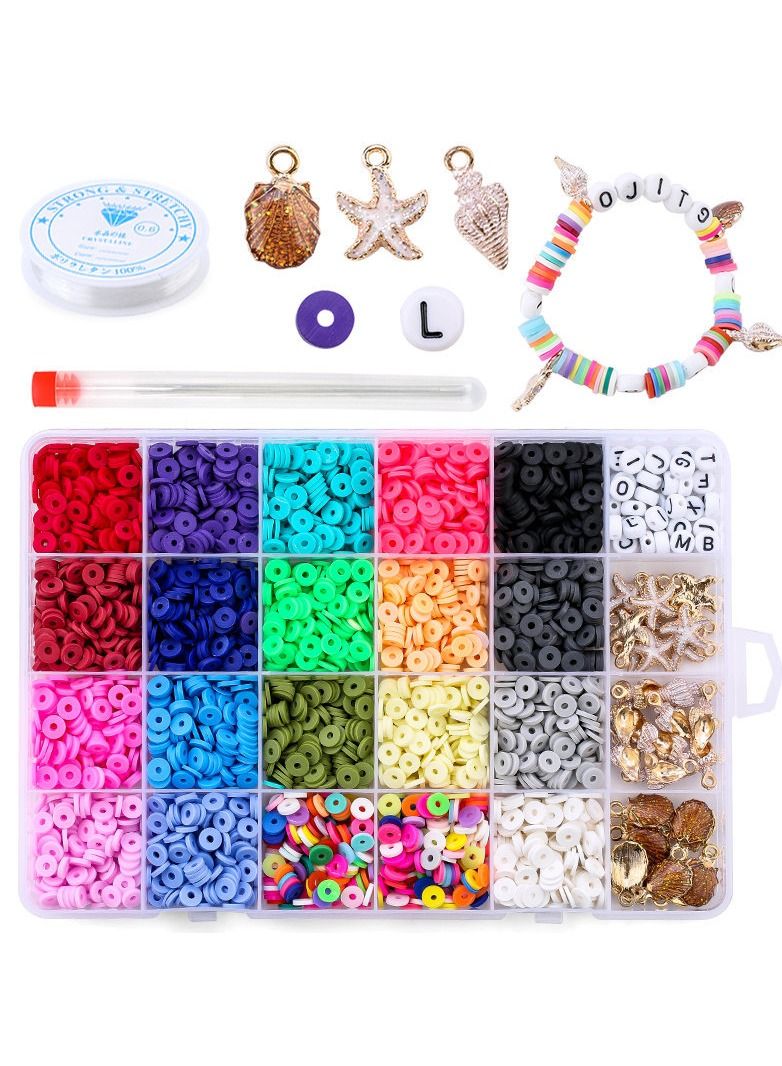 Gonice Gonice Glass Beads for Jewelry Making, Lucky Goddness Round Faceted Shape Colourful Crystal Spacer Beads Assortments Supplies for Making Handcrafts, DIY Bracelets Necklaces Colourful Bead Accessories - Image 4