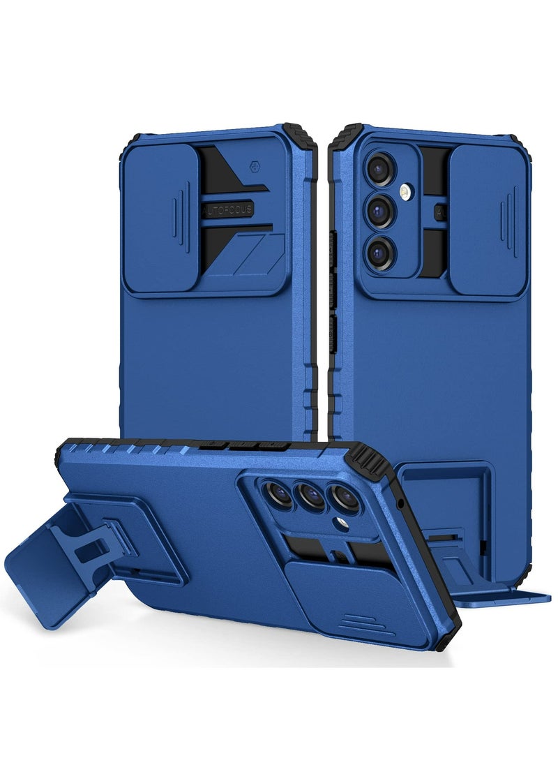 Generic Case Cover foe Samsung Galaxy A35 5G / Galaxy A55 5G, Innovative Telescopic Bracket, Sliding Protection Camera Window, Slim Thin PC&TPU Shockproof Phone Case  - Image 1
