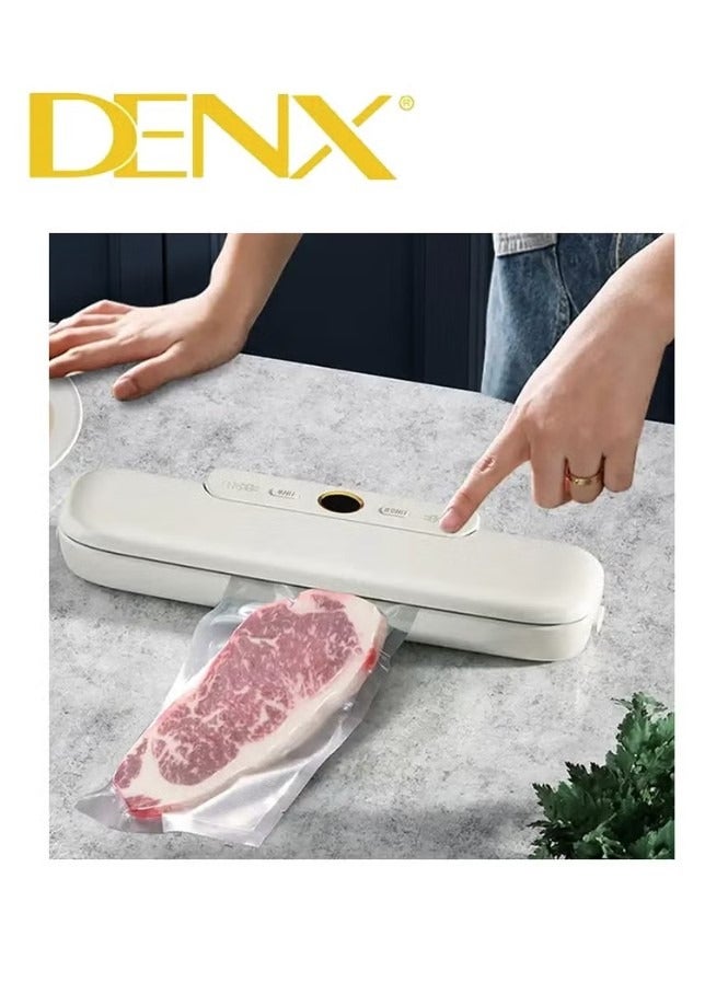Denx Auto-sealing vacuum sealer for food preservation with built-in cutter - Image 2