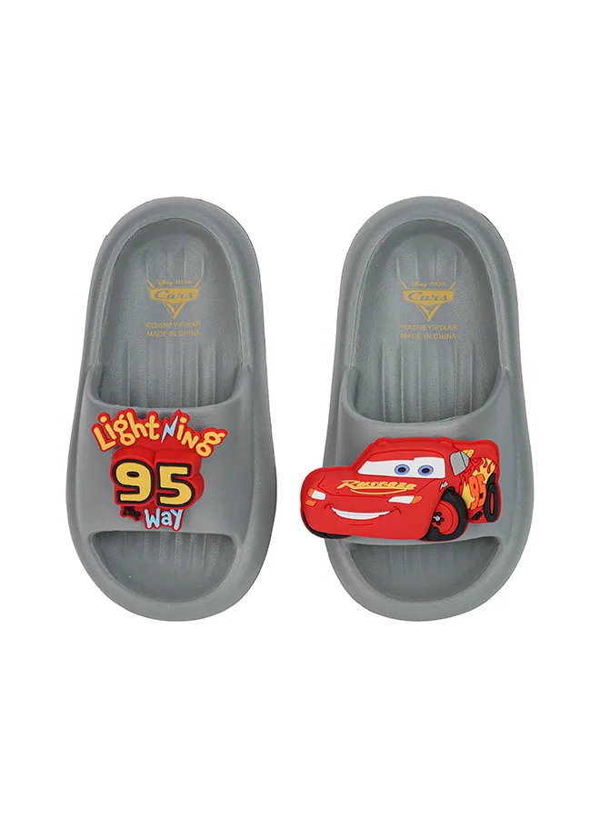 Urbanhaul  UrbanHaul Boys Disney Cars Print Slip on Sliders For Kids Suitable for Daily Use :- Grey for Men | Best Price UAE